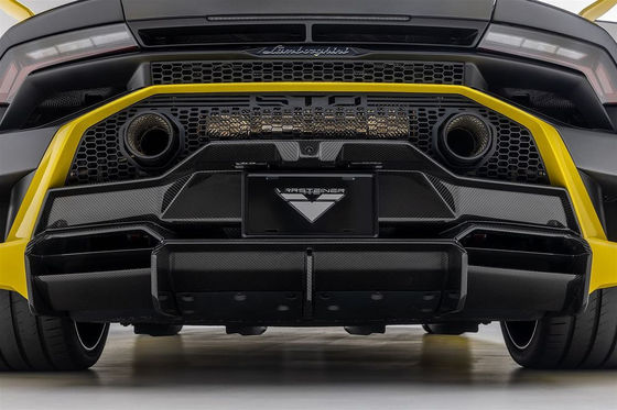 Voor Lamborghini STO Carbon Fiber Body Kit STO Upgraded Vors Style Front Lip Diffuser Side Skirt Hood Carbon Fiber Body Kit