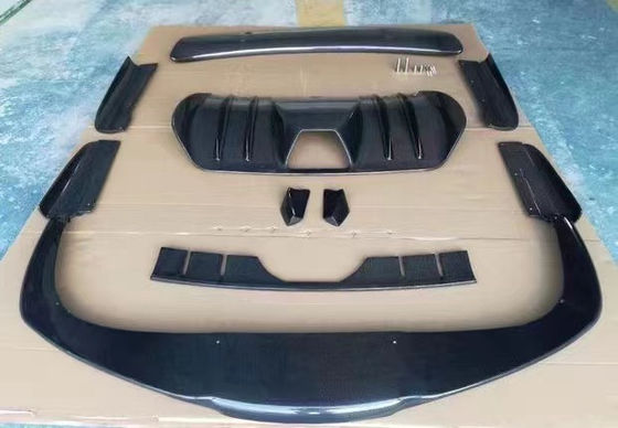 Voor Ferrari F430 Body Kit F430 Upgraded HAMANN Style Front Schaaf Diffuser Spoiler Side Skirt F430 Carbon Fiber Body Kit