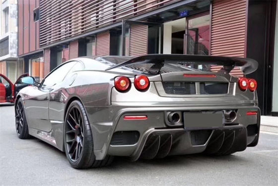 Voor Ferrari F430 Body Kit F430 Upgraded ASI Style Voor- en achterbumpers Spoiler F430 Carbon Fiber Body Kit