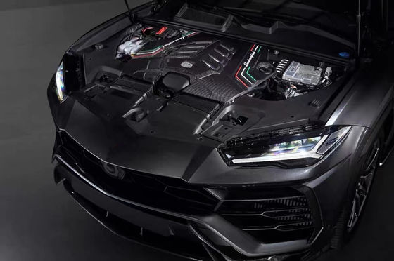2019 Zwarte Lamborghini Body Kit Droog Carbon Fiber Engine Interieur Guard Shield