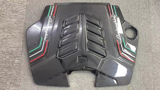 2019 Zwarte Lamborghini Body Kit Droog Carbon Fiber Engine Interieur Guard Shield