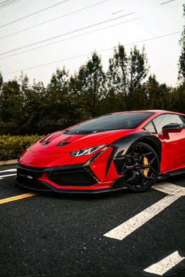 580 Lamborghini Carbon Fiber Body Kit DW Style Lp610 Body Kit Spoiler Widebody Kit