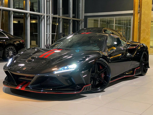 Voor Ferrari F8 Carbon Fiber Body Kit F8 Upgraded KEYVANY Style Front Shovel Diffuser Spoiler Body Kit