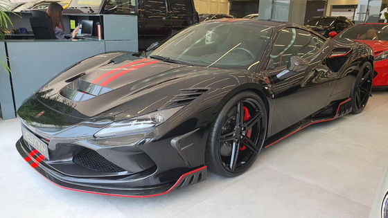 Voor Ferrari F8 Carbon Fiber Body Kit F8 Upgraded KEYVANY Style Front Shovel Diffuser Spoiler Body Kit