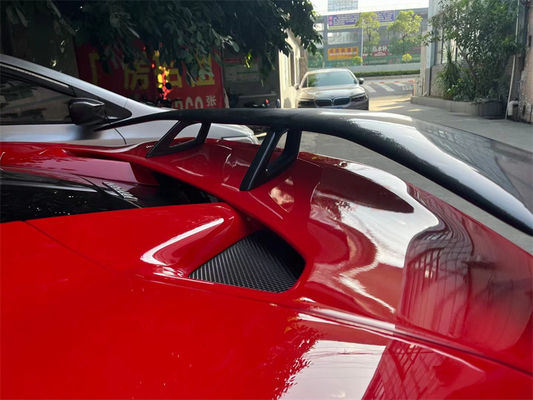 Voor Ferrari F8 Carbon Fiber Spoiler F8 Upgraded Novi Style Carbon Fiber Tail Spoiler