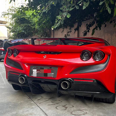 Voor Ferrari F8 Carbon Fiber Spoiler F8 Upgraded Novi Style Carbon Fiber Tail Spoiler