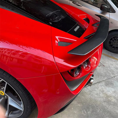 Voor Ferrari F8 Carbon Fiber Spoiler F8 Upgraded Novi Style Carbon Fiber Tail Spoiler