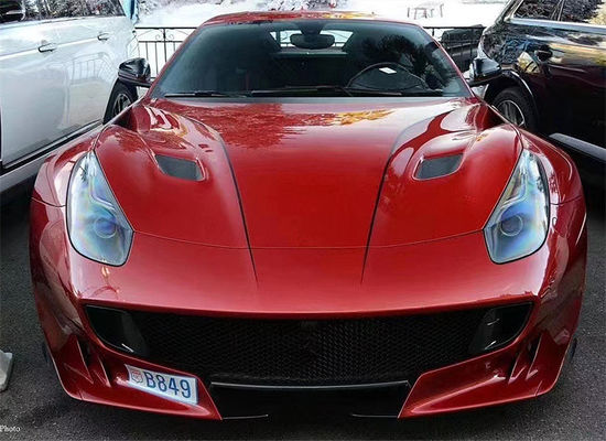 Voor Ferrari F12 Carbon Fiber Hood F12 Opgewaardeerde TDF Style Carbon Fiber Hood Body Kit