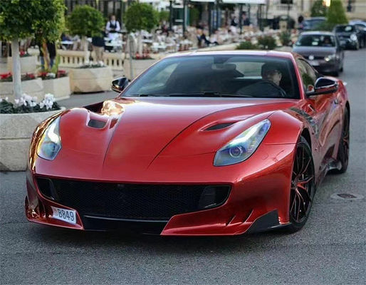 Voor Ferrari F12 Carbon Fiber Hood F12 Opgewaardeerde TDF Style Carbon Fiber Hood Body Kit
