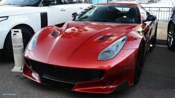 Voor Ferrari F12 Carbon Fiber Hood F12 Opgewaardeerde TDF Style Carbon Fiber Hood Body Kit