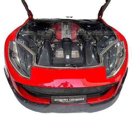 Autoonderdelen voor Ferrari 812 Carbon Fiber Interieur 812 Carbon Fiber Engine Hatch Guard