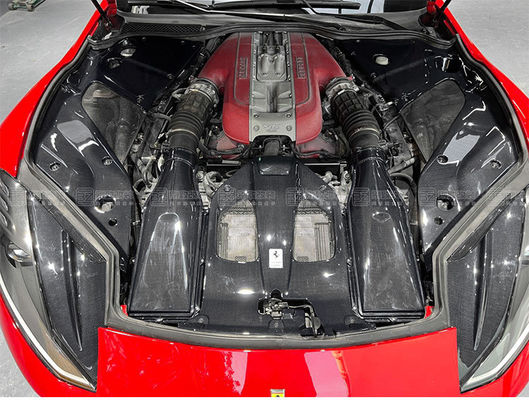 Autoonderdelen voor Ferrari 812 Carbon Fiber Interieur 812 Carbon Fiber Engine Hatch Guard