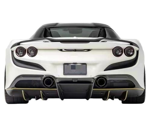 Autoonderdelen voor Ferrari F8 Carbon Fiber Body Kit F8 Upgrade Novi Style Diffuser Carbon Fiber Diffuser
