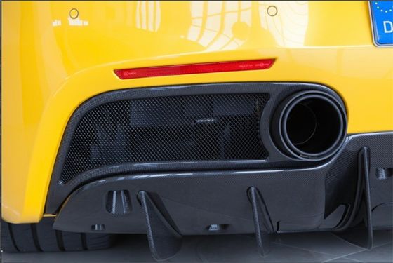 Voor Ferrari 488 Carbon Fiber Body Kit 488 Capristo Style Carbon Fiber Front Lip Diffuser Spoiler