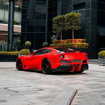 Voor Ferrari F12 Carbon Fiber Wide-body Kit F12 Upgrade NOtc N-Largos-stijl achterbumper Carbon Fiber Wide-body Kit