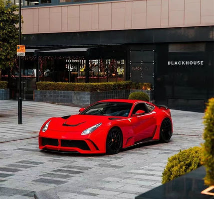 Voor Ferrari F12 Carbon Fiber Wide-body Kit F12 Upgrade NOtc N-Largos-stijl achterbumper Carbon Fiber Wide-body Kit