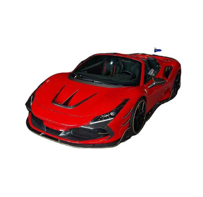 Autoonderdelen voor Ferrari F8 Carbon Fiber Body Kit F8 Upgrade MSY Style Front Schaaf Diffuser Spoiler Side Roek Body Kit