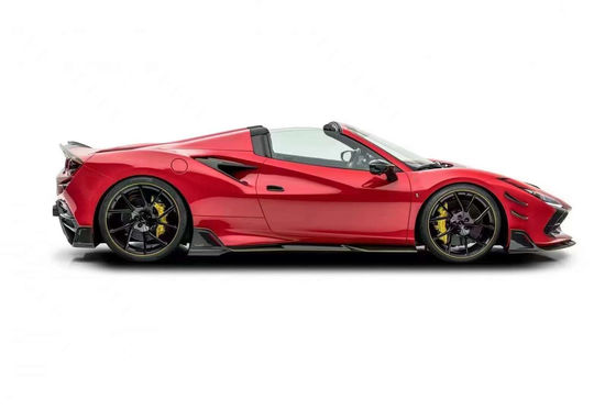 Autoonderdelen voor Ferrari F8 Carbon Fiber Body Kit F8 Upgrade MSY Style Front Schaaf Diffuser Spoiler Side Roek Body Kit