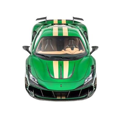 Voor Ferrari F8 Carbon Fiber Body Kit F8 Upgrades MSY-stijl voor- en achterbumper spoiler hoed body kit