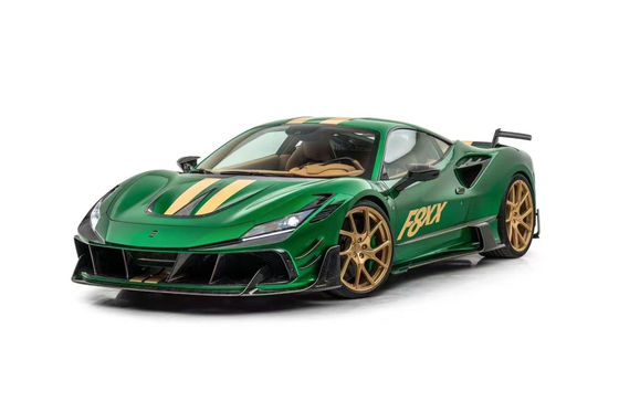 Voor Ferrari F8 Carbon Fiber Body Kit F8 Upgrades MSY-stijl voor- en achterbumper spoiler hoed body kit