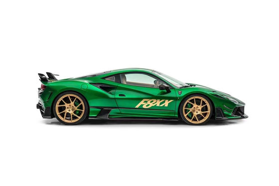 Voor Ferrari F8 Carbon Fiber Body Kit F8 Upgrades MSY-stijl voor- en achterbumper spoiler hoed body kit