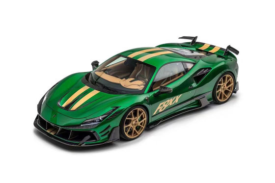 Voor Ferrari F8 Carbon Fiber Body Kit F8 Upgrades MSY-stijl voor- en achterbumper spoiler hoed body kit