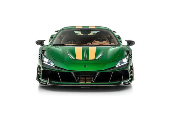Voor Ferrari F8 Carbon Fiber Body Kit F8 Upgrades MSY-stijl voor- en achterbumper spoiler hoed body kit