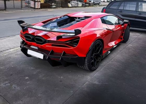 Revuelto Lamborghini Body Kit DMC Stijl Rood Carbon Fiber Spoiler Wing