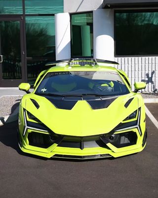 Lamborghini Revuelto Custom Body Kits Carbon Fiber DUKE Stijl Custom Front Diffuser
