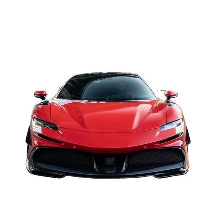 Voor Ferrari SF90 Carbon Fiber Body Kit SF90 Upgrade RYFT Style Jump Down Front Lip Diffuser Spoiler Body Kit