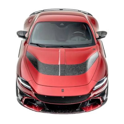 Voor Ferrari Roma Carbon Fiber Body Kit Roma Upgrades MSY Style Voor- en achterbumper spoiler hoed body kit