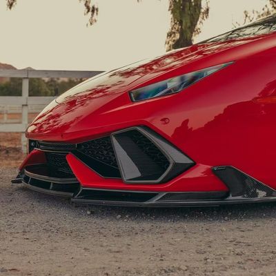 Vervang Lamborghini Universal Wide Body Kits LP610 Huracan Evo Body Kit Voorlip Luchtinlaat