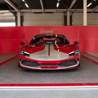 296GTB Ferrari Body Kit 296GTB OEM Carbon Fiber Universal Front Diffuser Spoiler Body Kit