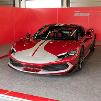 296GTB Ferrari Body Kit 296GTB OEM Carbon Fiber Universal Front Diffuser Spoiler Body Kit