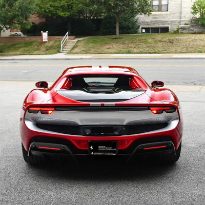 296GTB Ferrari Body Kit 296GTB OEM Carbon Fiber Universal Front Diffuser Spoiler Body Kit
