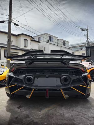 Huracan LP580 610 Carbon Fiber Body Kit EVO Vervang de voorste bumperwielboog