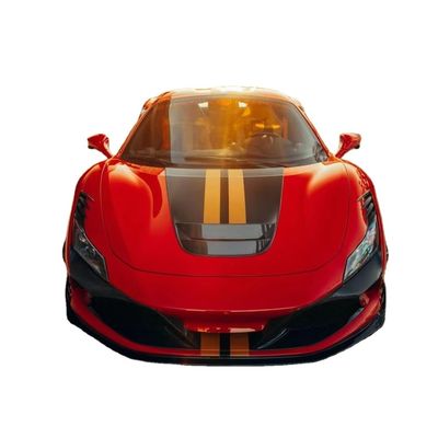 240 x 80 x 50 mm Ferrari Body Kit KEYV Style Front Splitter Diffuser Carbon Fiber