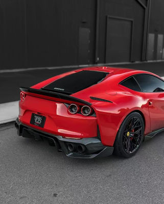 1016 Ferrari Body Kit 812 190mm Carbon Fiber voorbumper diffuser Spoiler