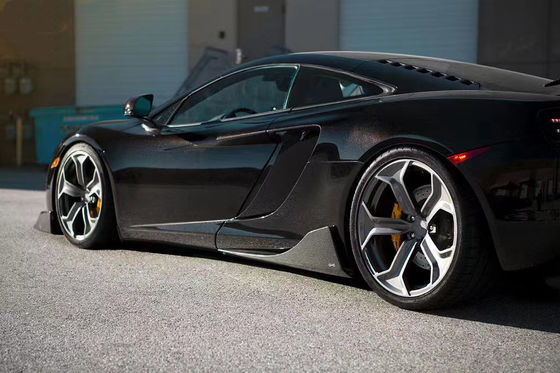 Hoogwaardige koolstofvezel koolstofvezel body kit voor McLaren MP4-12C Mp4-12c koolstofvezel voorblad Schaaf achterste diffuser zijkant rok