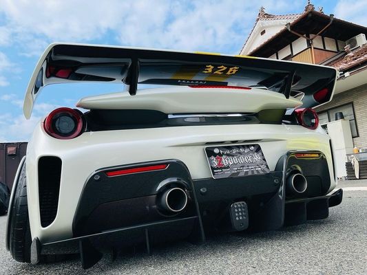 Carbon Fiber Widebody Ferrari 488pista Spoiler Carbon Fiber Spoiler Wing
