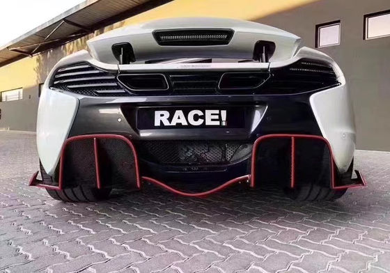 Verkoop als warme taart voor McLaren MP4-12C 625C 650S Carbon Fiber Body Kit Upgraded 675LT Style Side Skirt Achter Diffuser