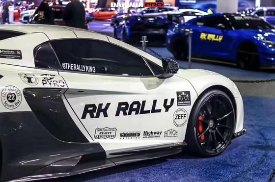Verkoop als warme taart voor McLaren MP4-12C 625C 650S Carbon Fiber Body Kit Upgraded 675LT Style Side Skirt Achter Diffuser