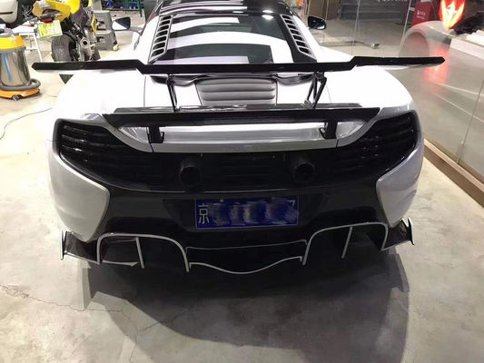 Verkoop als warme taart voor McLaren MP4-12C 625C 650S Carbon Fiber Body Kit Upgraded 675LT Style Side Skirt Achter Diffuser