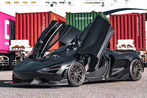 High Quality Carbon Fiber Carbon Fiber Body Kit voor McLaren 720S 720S Carbon Fiber Voorblad Schaaf Achter Diffuser Spoiler Vinnen