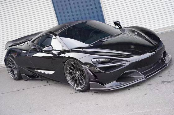 High Quality Carbon Fiber Carbon Fiber Body Kit voor McLaren 720S 720S Carbon Fiber Voorblad Schaaf Achter Diffuser Spoiler Vinnen