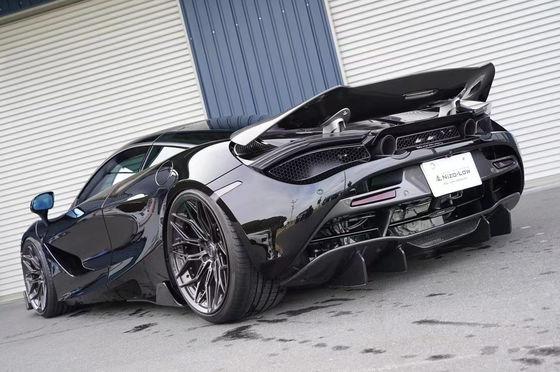 High Quality Carbon Fiber Carbon Fiber Body Kit voor McLaren 720S 720S Carbon Fiber Voorblad Schaaf Achter Diffuser Spoiler Vinnen