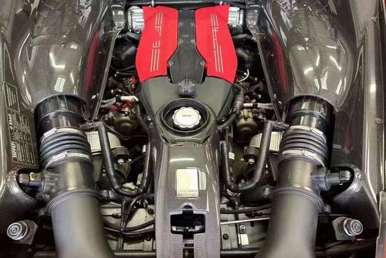 488 Ferrari Body Kit Droog Carbon Fiber Engine Shield OEM Carbon Fiber Olie Cap