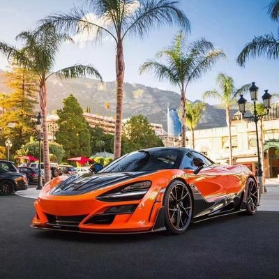 Droge koolstofvezel voor McLaren 720s Carbon Fiber Body Kit 720s Opgewaardeerde MSY-stijl voor- en achterbumper spoiler hood