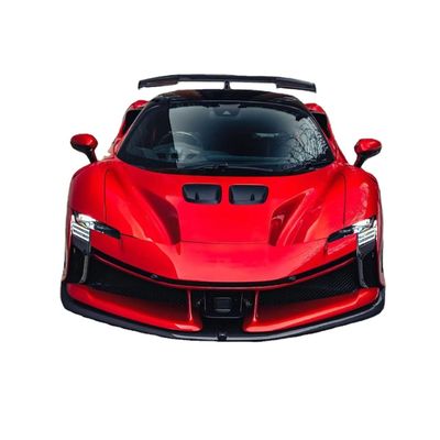 SF90FXX Ferrari SF90 Body Kit Voor- en achterste auto bumper zijkant rok motorkap achterlichten