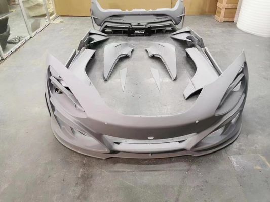 Droge koolstofvezel voor McLaren 720s Carbon Fiber Body Kit 720s Opgewaardeerde MSY-stijl voor- en achterbumper spoiler hood